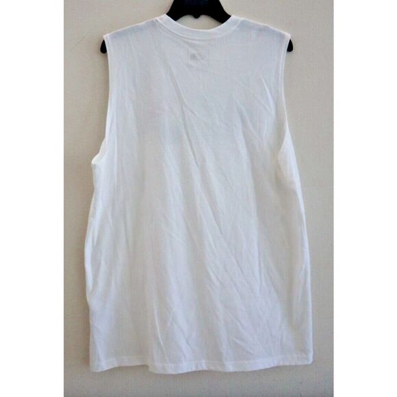 The North Face NF0A5J5JFN4 Men's Sz Medium White Standard Fit Pride Tank Top - Picture 2 of 9